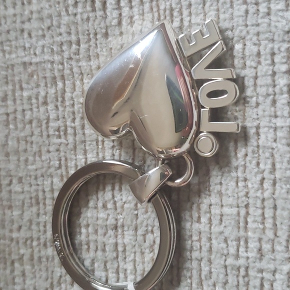 Brighton My Love key fob silver NWT $42 - Picture 4 of 7